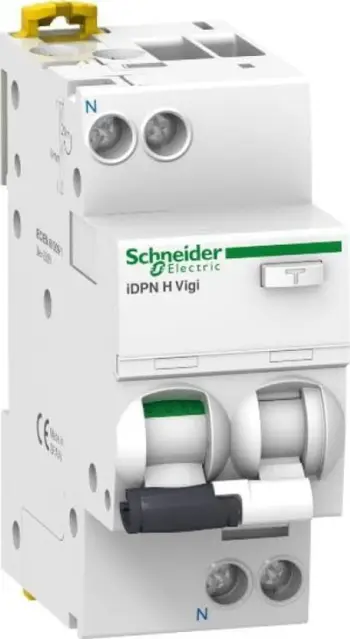 Ndërprerës diferencial Schneider Electric iDPNHVigi10000-A30-B6-1N A9D07606, 6A, 30mA, njëfazësh