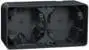 Bazë murale Schneider Electric Mureva Styl MUR37914, 2x horizontale, IP55, antracit