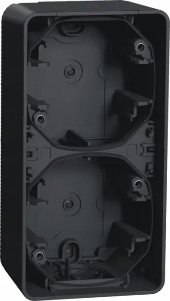 Bazë murale Schneider Electric Mureva Styl MUR37912, dyshe vertikale, IP55, gri antracit