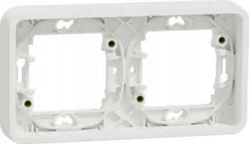 Bazë e montimit Schneider Electric Mureva Styl MUR39101, 2x horizontale, e bardhë