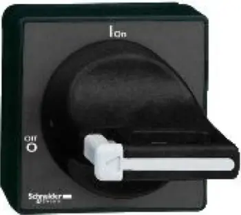 Dorezë rrotulluese frontale Schneider Electric KAF1PZ, për seri VN-12 VN-20 V02...V2, me kyçje, e zezë