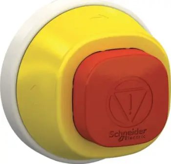 Kokë butoni emergjent Schneider Electric Harmony XB5 ZB5AS84W2M, me ndriçim 230V, e kuqe