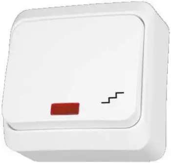 Ndërprerës shkalle Schneider Electric Prima, IP20, 61 x 35 x 61 mm, i bardhë