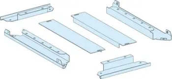 Pllakë kalimi kabllosh Schneider Electric PrismaSet LVS08494, 2 pjesë, IP30, 400x400 mm, gri