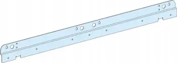 Shufra përforcuese Schneider Electric LVS08812, për kabinet 900mm, set 2 copë, e bardhë