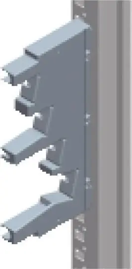 Mbajtëse shina bartëse Schneider Electric Prisma Plus G LVS04192, për fushë 630A, për panele shpërndarëse, gri