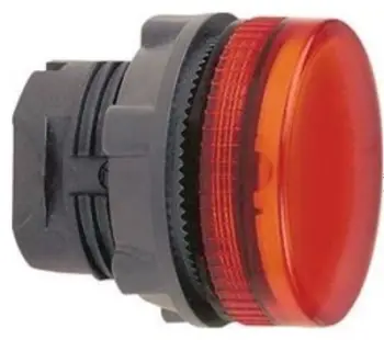 Kokë për llambë sinjalizuese Schenider Electric, 22 mm, e kuqe