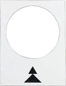 Pllakë përshkrimi Schneider Electric, 30x40mm, e bardhë