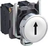 Buton kontrolli Schneider Electric (XB4BA3341), 22mm, 1Z, i bardhë