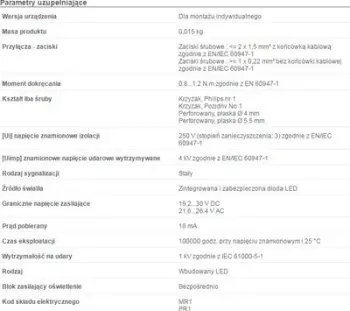 Dritë sinjalizueseme diodë Schneider Electric (ZALVB1), LED, e bardhë