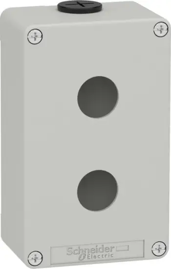 Kuti komandimi Schneider Electric Harmony XAPD2202, 2 vrima 22mm, IP65, gri