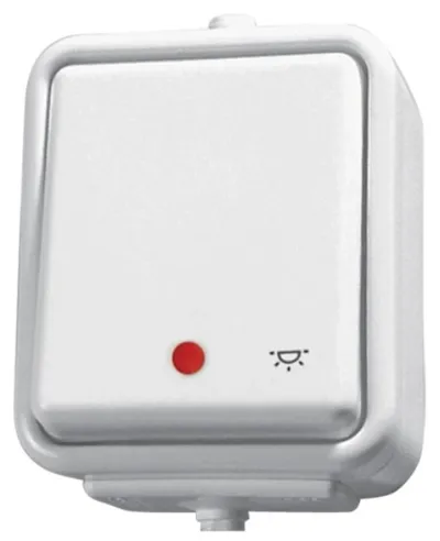 Prizë Schneider Electric, 10 A, 250 V, IP44, e bardhë - 1