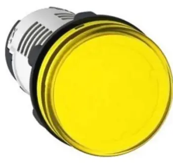 Llambë sinjalizuese Schneider Electric, 230 V, IP65 / IP20, 22 mm, e verdhë