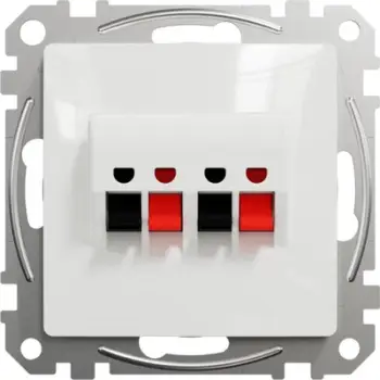 Prizë altoparlanti Schneider Electric Sedna Design SDD111411, 2x, e bardhë