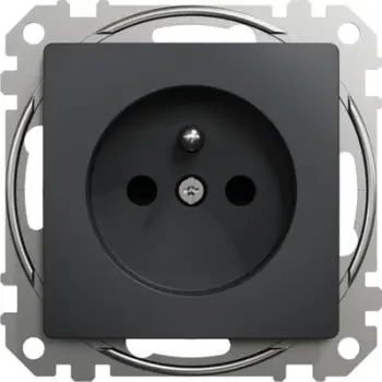 Prizë Schneider Electric Sedna Design, 2P+PE, IP20, anthracite e zezë