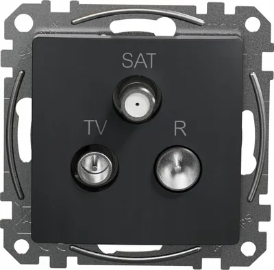 Prizë fundore R TV SAT Sedna Design, 4 dB, e zezë - 1