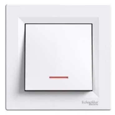 Prizë Schneider Electric, 16 AX, 250 V, IP20, e bardhë - 1
