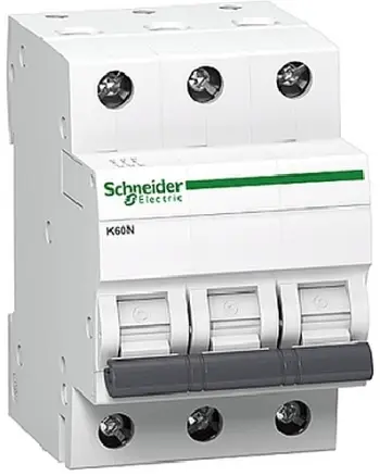 Ndërprerës rryme Schneider 3P C 10A 6kA AC K60N