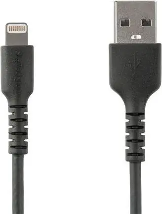 Kabllo karikimi StarTech.com USB-A në Lightning, 2m, Apple MFi Certified, e zezë