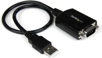 Përshtatës StarTech, USB 2.0 në Serial RS232 ICUSB232PRO, 921.6 Kbps, i zi