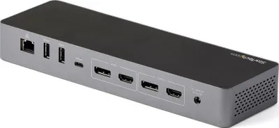 Stacion dokimi StarTech.com USB-C, Thunderbolt 4, 96W PD, e zezë - 1