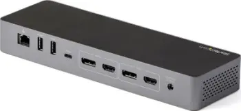 Stacion dokimi StarTech.com USB-C, Thunderbolt 4, 96W PD, e zezë