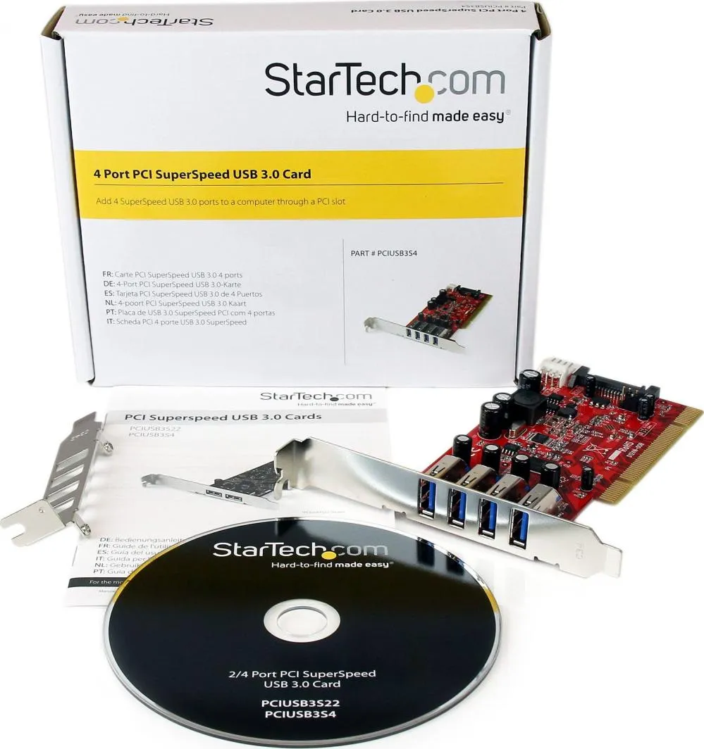 Kontrollues StarTech PCI - 4x USB 3.0 (PCIUSB3S4) - 4