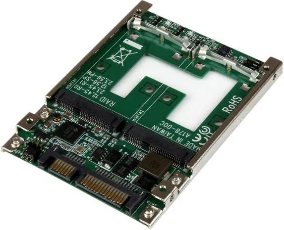 Përshtatës StarTech SATA - 2x mSATA (25SAT22MSAT) - 1