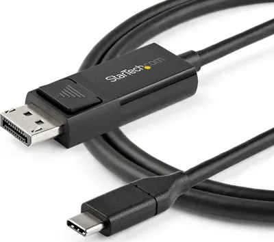 Kabllo StarTech, USB-C në DisplayPort 1.2, 1 m, e zezë - 2