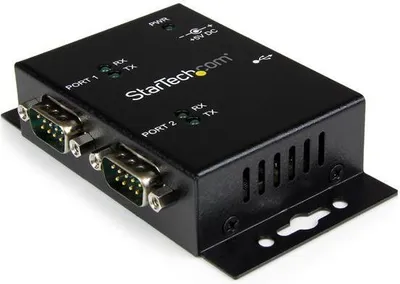 Përshtatës StarTech,2x DB9 në USB-B, RS232, FTDI Chipset, i zi - 1