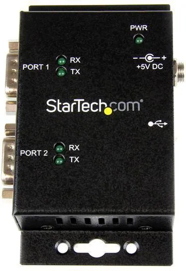 Përshtatës StarTech,2x DB9 në USB-B, RS232, FTDI Chipset, i zi - 2