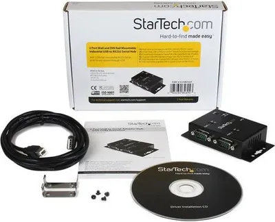 Përshtatës StarTech,2x DB9 në USB-B, RS232, FTDI Chipset, i zi - 3