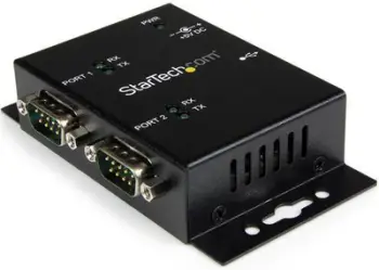Përshtatës StarTech,2x DB9 në USB-B, RS232, FTDI Chipset, i zi