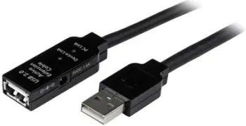 Kabllo zgjatuese USB 2.0 StarTech.com, 10m, USB A, 480 Mbit/s, e zezë