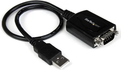 Përshtatës Startech USB në Serial, i hirtë - 1