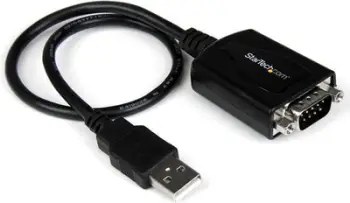 Përshtatës Startech USB në Serial, i hirtë