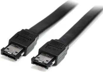 Kabllo StarTech eSATA - eSATA, 1.8m, e zezë