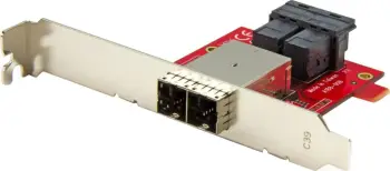 Përshtatës StarTech 2x SFF-8643 - 2x SFF-8644 (SFF86448PLT2)
