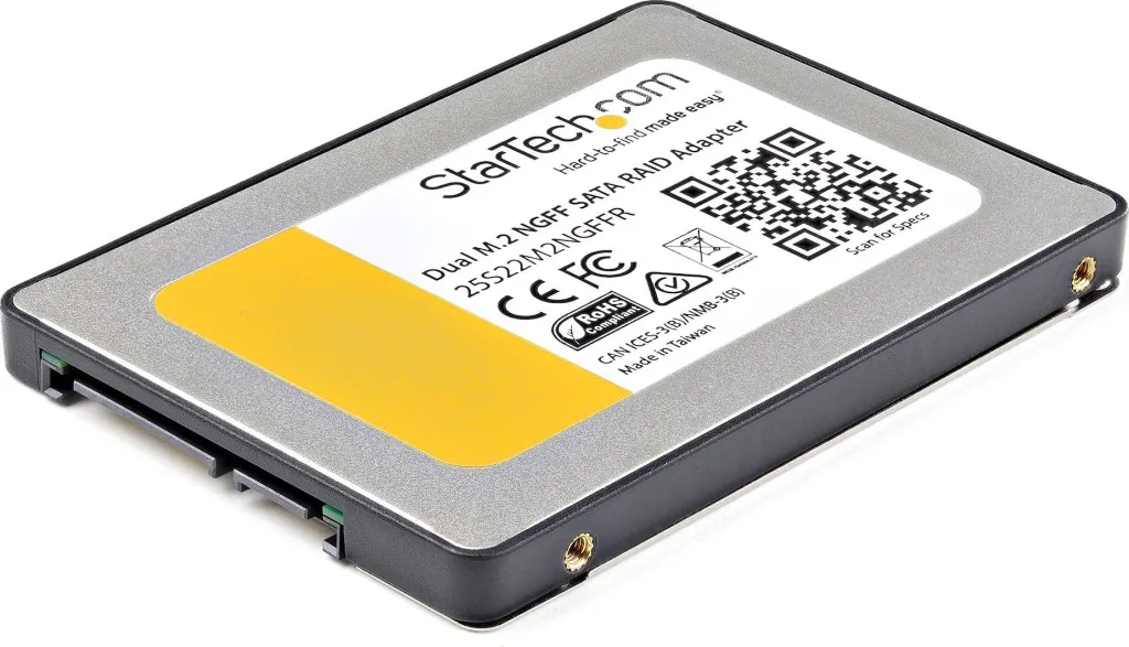 Përshtatës StarTech 2x M.2 NGFF - SATA (25S22M2NGFFR) - 1