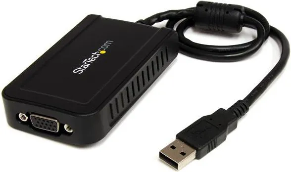 Përshtatës StarTech USB to VGA, i zi - 1