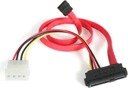Kabllo StarTech SFF 8482 - SATA SAS729PW18, 0.45m, e kuqe - 1