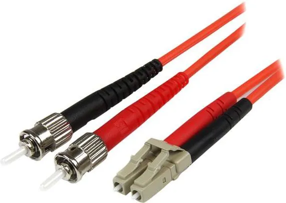 Kabllo patchcord StarTech, LC-ST, 50/125, 1m, e portokalltë - 1