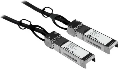 Kabllo rrjeti StarTech, SFP+, 10GBE, TWINAX, 2m, e zezë - 1
