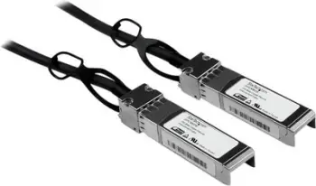 Kabllo patchcord StarTech Twinax, SFP+, 1m, e zezë