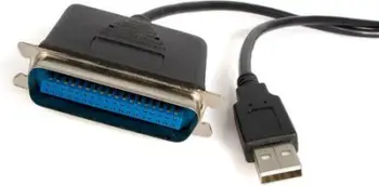 Kabllo StarTech (ICUSB128410), USB-A në IEEE 1284, 3m, e zezë