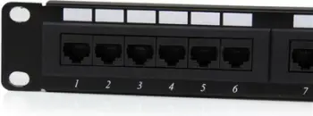 Patch Panel StarTech, 24x RJ-45, Cat.6, 19"