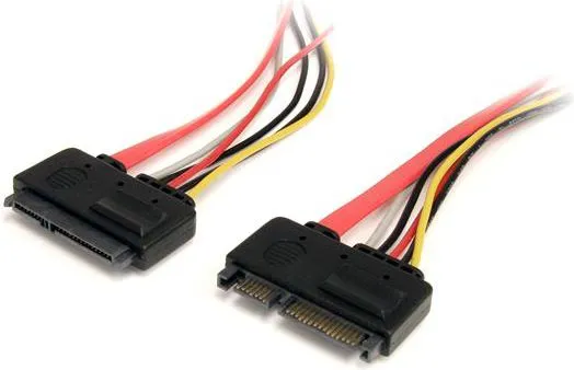 Kabllo StarTech SATA 22-pin në SATA 22-pin, 0.3m - 1