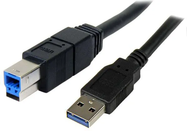 Kabllo StarTech USB-A to USB-B, 3m, i zi - 1