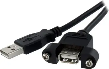 Kabllo USB StarTech USB-A - USB-A, 0.9m, e zezë