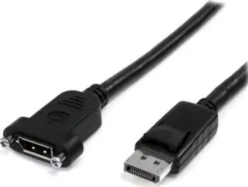 Kabllo StarTech DisplayPort në DisplayPort, 0.9m, e zezë